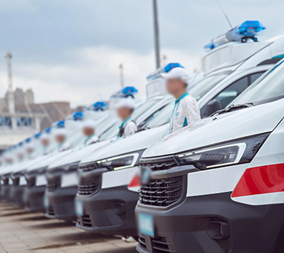 孙吴县服务车队展示